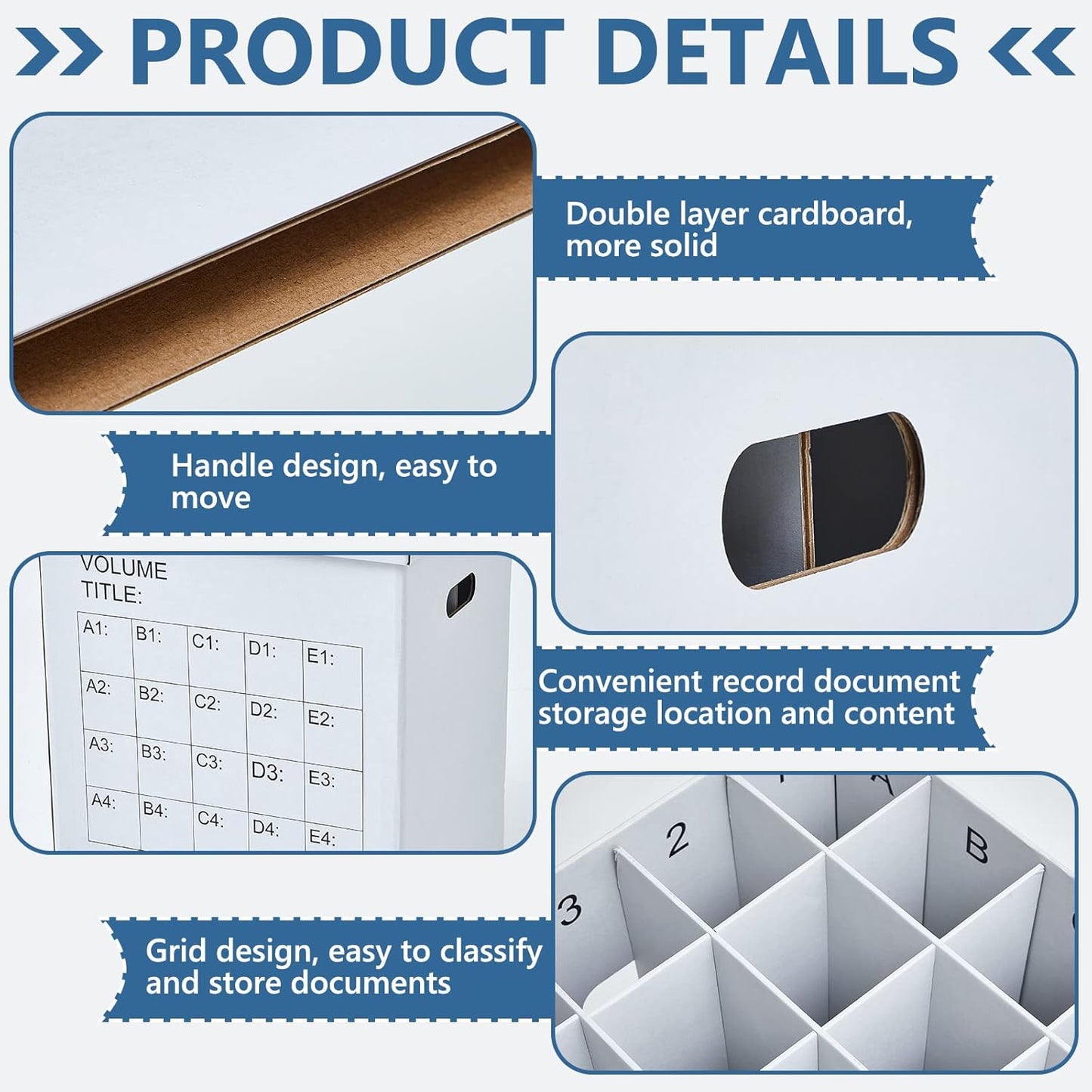 PerKoop 2 Pack Blueprint Holder Storage Organizer for Storing Poster Anchor Charts 40 Slots 25 x 17.7 x 14.2 Inch Blueprint Roll File Holder for Architectural Map School Office Home Items