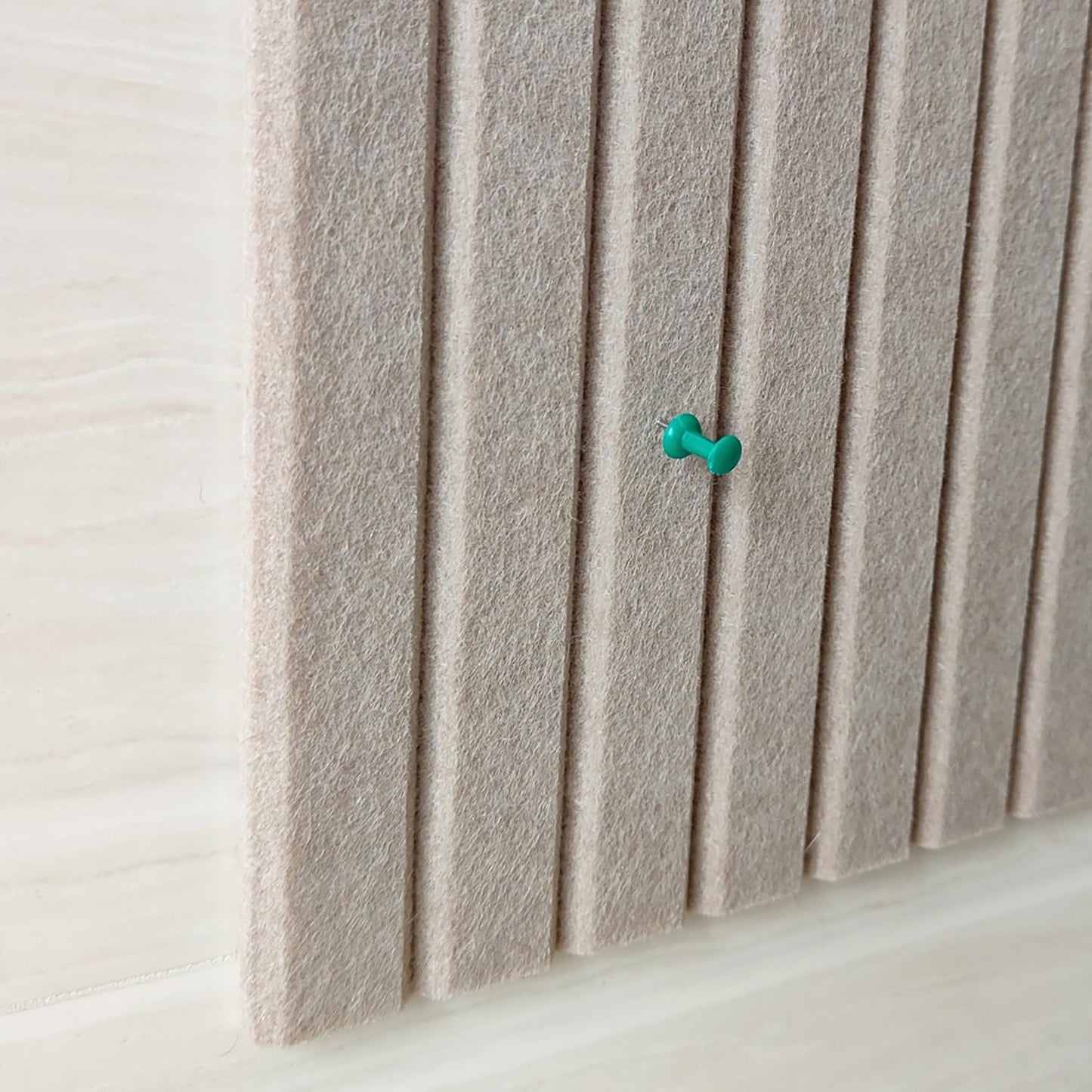 KEYIDE 8Pack Large Cork Boards for Walls, 12"x12" Felt Pin Board for Wall, Bulletin Board Tiles for Office Wall Decor (Beige)