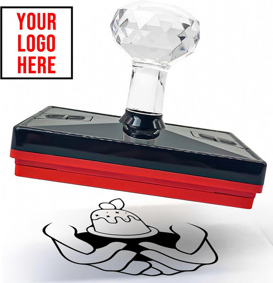 Custom Stamp Self Inking Logo Stamp Personalized with Clear, Consistent Impressions Multiple Sizes