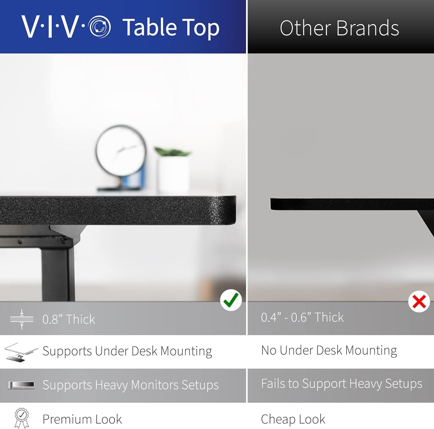 VIVO Electric Corner L-Shaped 84 x 63 in Standing Desk, Memory Height Adjustment, Dark Gray Top White Frame, DESK-E3CTWG-84