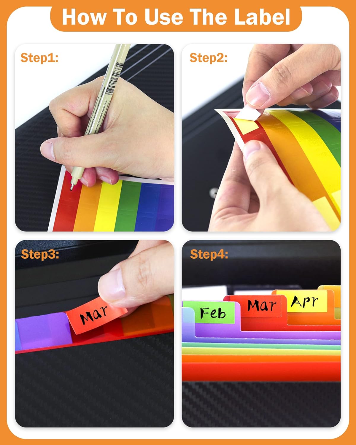 Cesil Accordian File Organizer Expanding File Folder, 13 Pockets, A4 Letter Size Paper Document Receipt Folder for Classroom, Home, Office and Travel