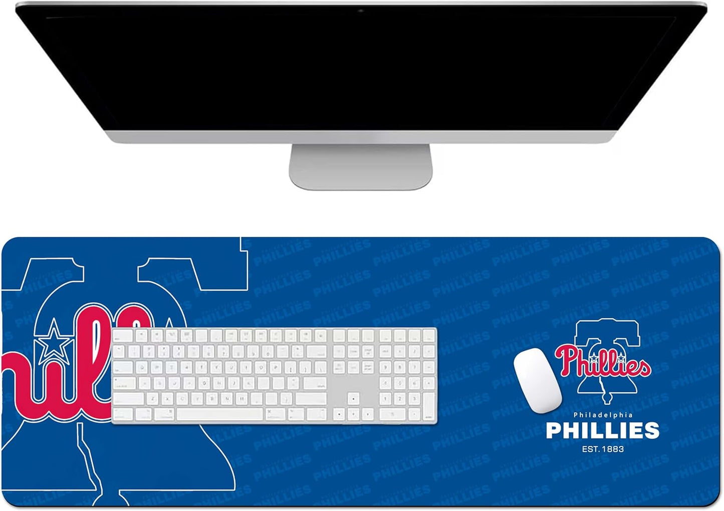 XXL Extended Gaming Mouse Pad, Large Mouse Pad for Desk Rubber Base Mousepad with Stitched Edges, Keyboard Mouse Mat Big Desk Pad for Work Game Office Home, (TMP085)