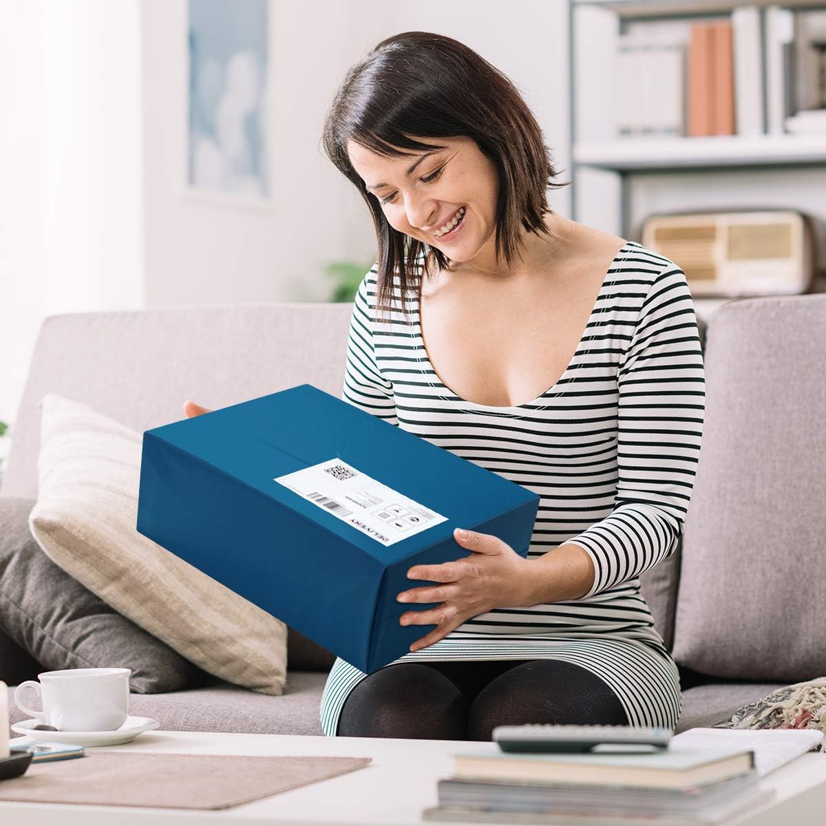 UCGOU Poly Mailers 19x24 Inch Navy Blue 50 Pack Extra Large Shipping Bags Strong Thick Mailing Envelopes Self Seal Adhesive Waterproof and Tear Proof Boutique Postal for Clothing Quilt and More