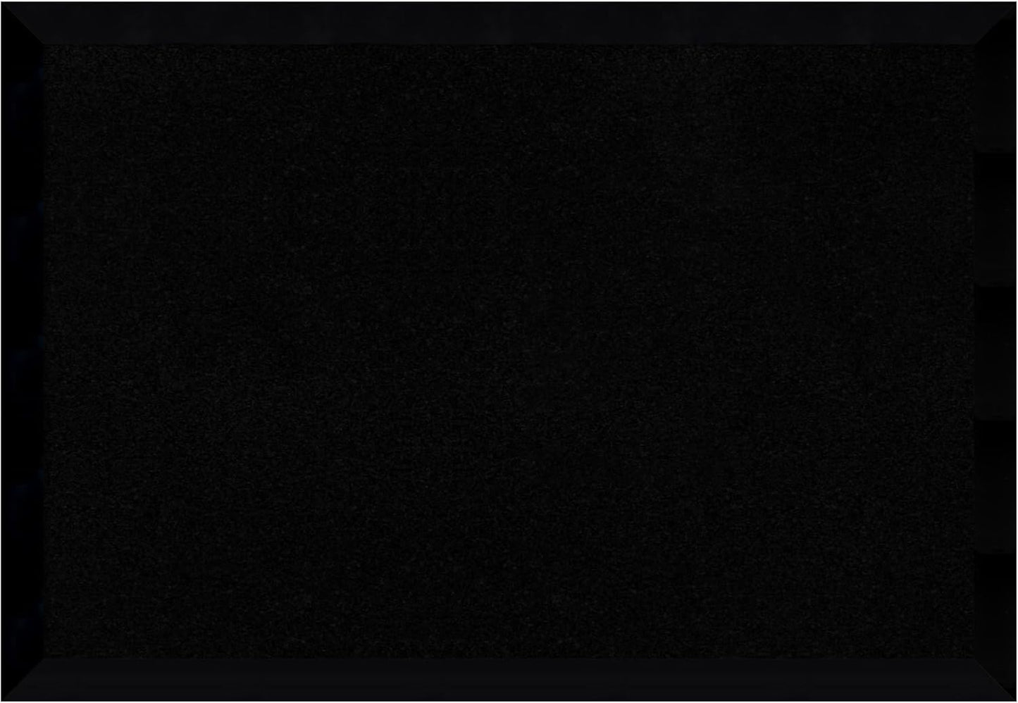 Amanti Art Black Cork Board for Wall, 27x39 Vision Board with Black Wood Frame, Large Corkboard Office Decor for Home Organization, Modern Corkboard Pinboard to Display Items for Home Organization in