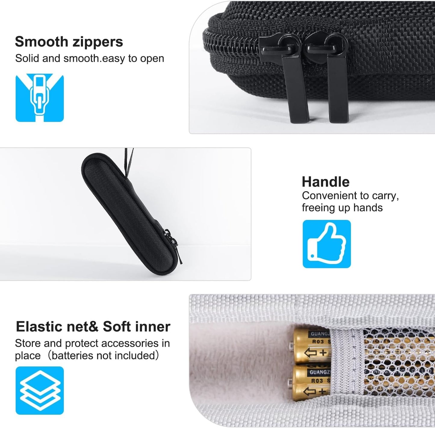 DinoFire Presentation Clicker with Case, Wireless Presenter Remote Powerpoint Clicker Storage Proective Bag