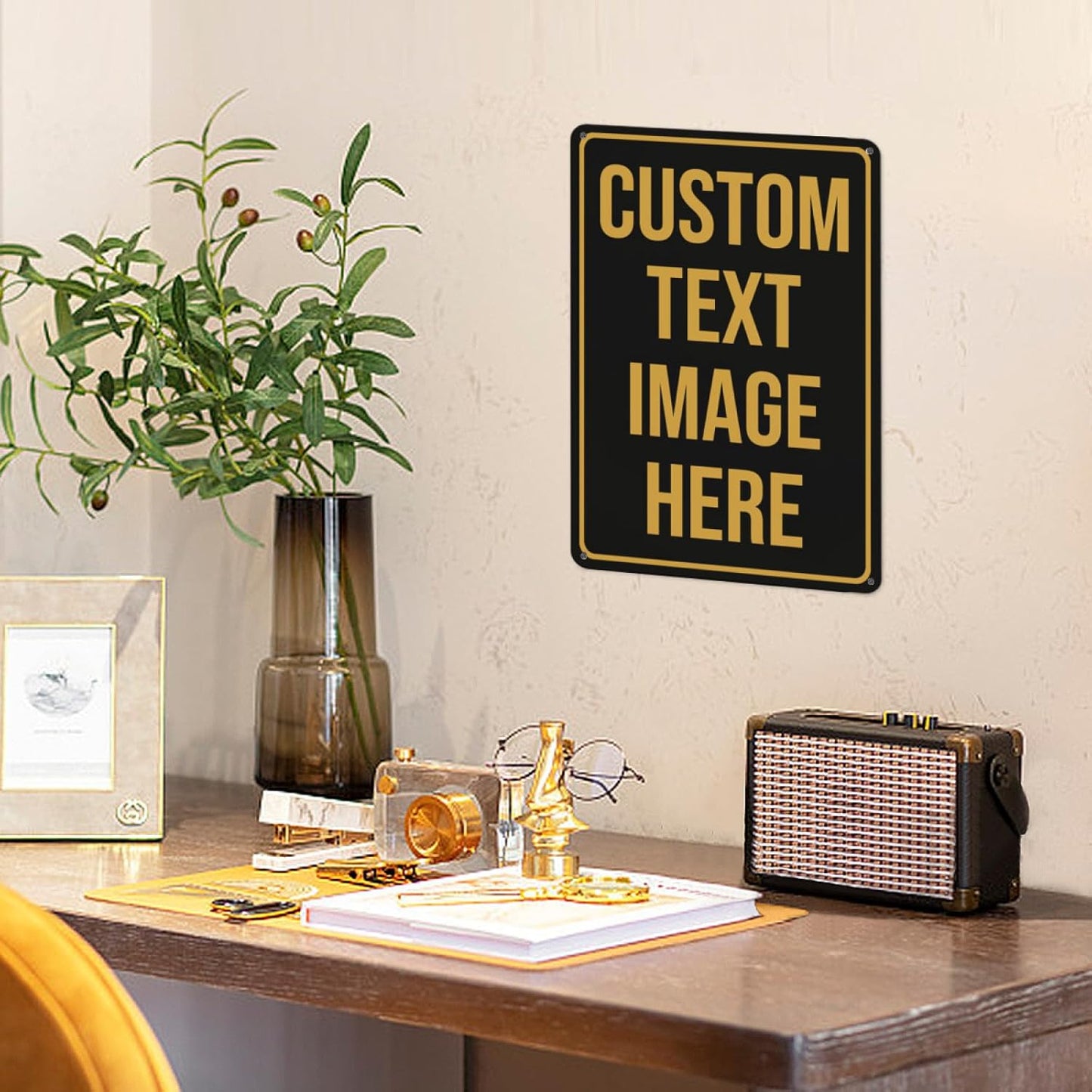 Custom Signs Outdoor Metal Sign Custom Sign Personalized Metal Signs Make Your Own Sign Add Text Logo Photo For Office Business Workplace Home Bar Indoor Outdoor Use 8"x6"