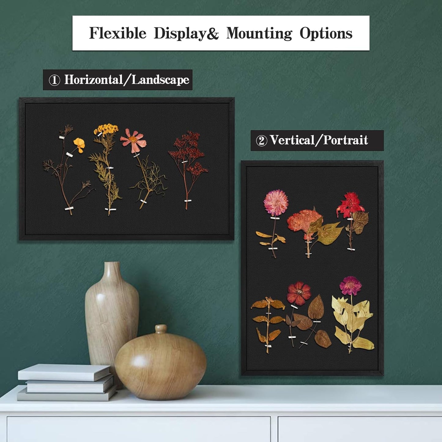 Miratino Large Bulletin Board, 36 "x 24" Black Cork Boards for Walls with Frame, Pin Display Board Vision Board for Home School Office Decor