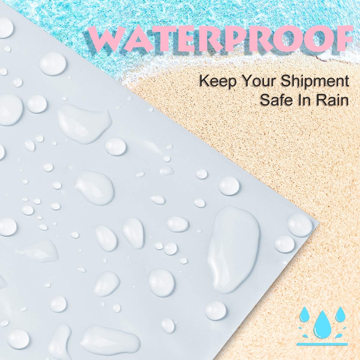 UCGOU Poly Mailers 19x24 Inch White 100 Pack Extra Large Shipping Bags Strong Thick Mailing Envelopes Self Seal Adhesive Waterproof and Tear Proof Boutique Postal for Clothing Quilt and More