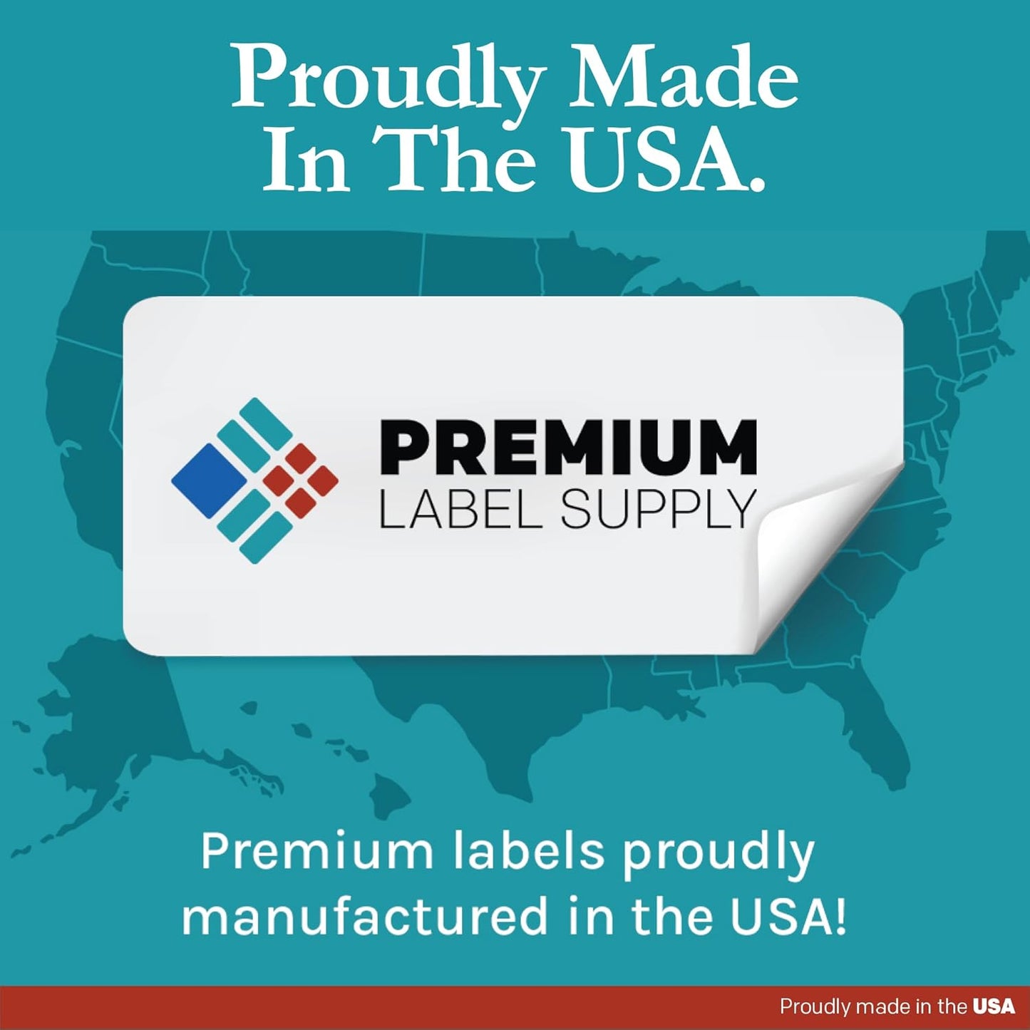 Premium Label Supply Waterproof White Return Address Sticker Labels – 1.75" x 0.5" – Laser Printers Only – (80 per Sheet), 1000 Sheets - 80,000 Total Adhesive Labels