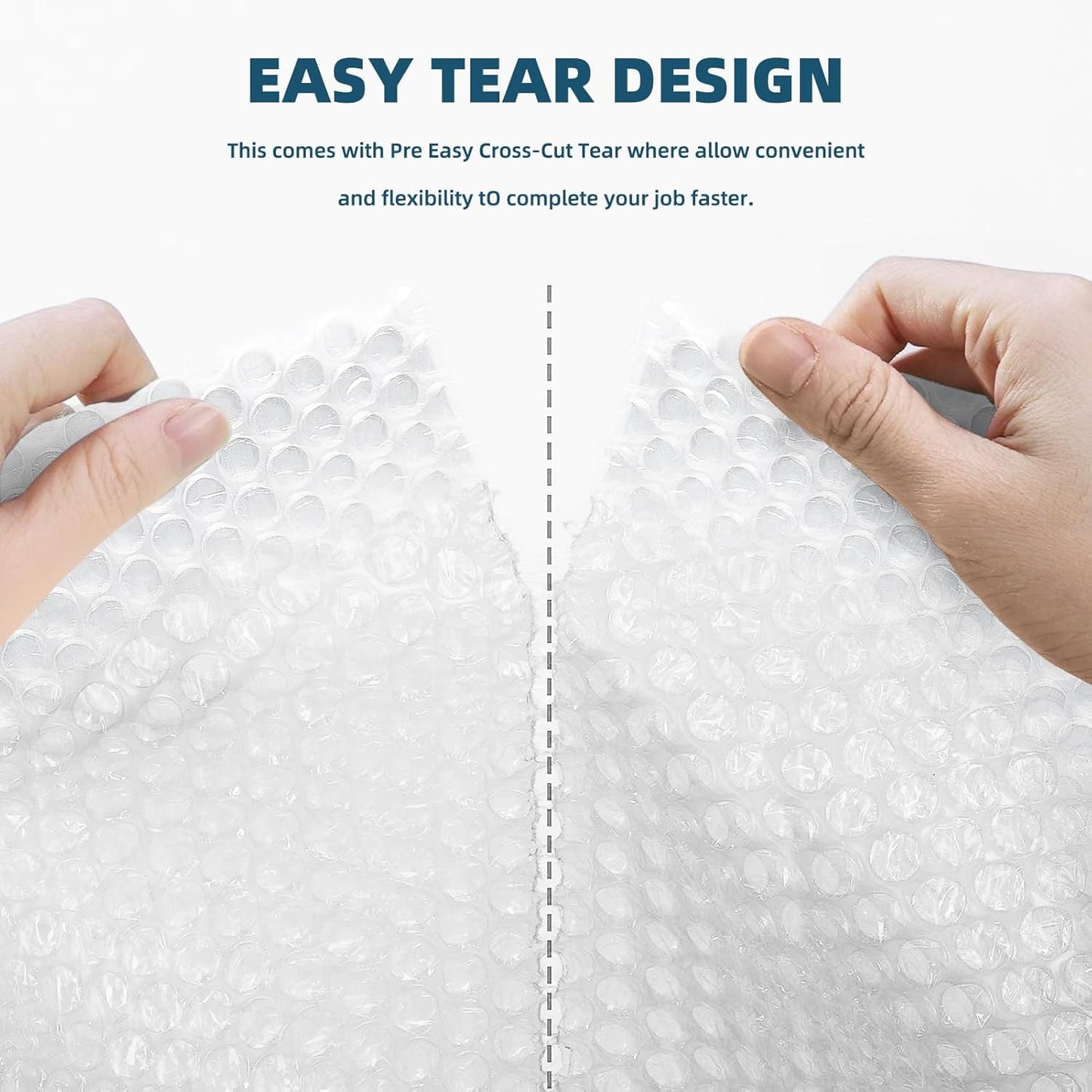 Metronic Bubble Cushioning Wrap 2 Pack 12 Inch x 72ft Total, Dense Bubble Packing Air Wrap Clear Bubble Packing Roll for Shipping and Moving Supplies, Perforated Every 12"