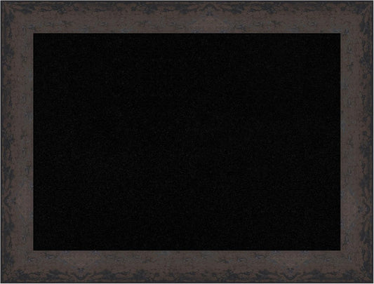 Amanti Art Black Cork Board for Wall, 25x33 Vision Board with Black Wood Frame, Medium Corkboard Office Decor for Home Organization, Modern Corkboard Pinboard to Display Items for Home Organization