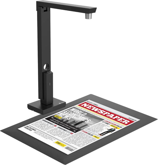 CZUR Lens800 Pro 8MP Portable Document Scanner & Document Camera, Travel-Friendly Mobile PDF Scanner, Capture Size A4, Fast Scan 1s/Page, Easy-to-Use OCR, for Mac & Windows