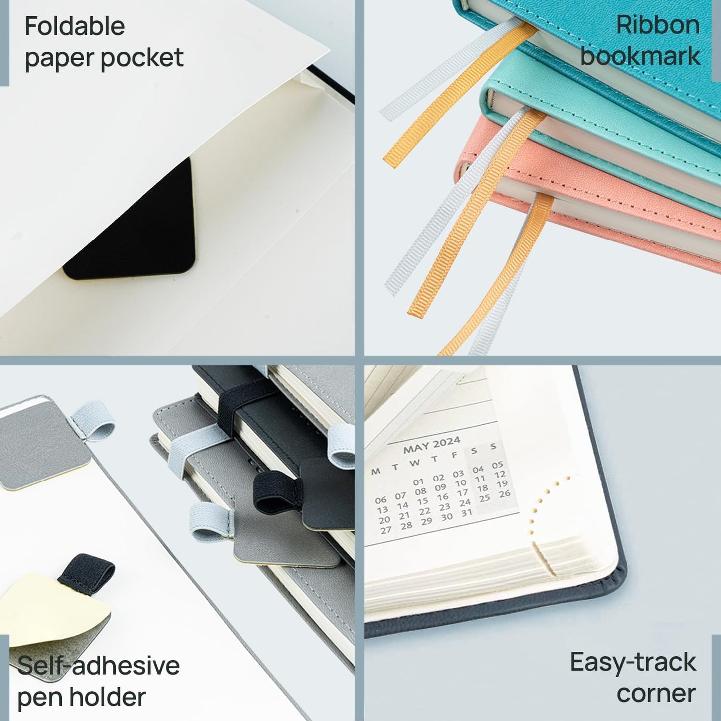 POPRUN 2026 Planner (Medium - 6.5'' x 8.5'') - 2026 Weekly Calendar ((Jan. 2026 - Dec. 2026) with Hourly Time Slots, Weekly/Monthly Appointment Book for Time Management - Leather Soft Cover - Burgundy Red