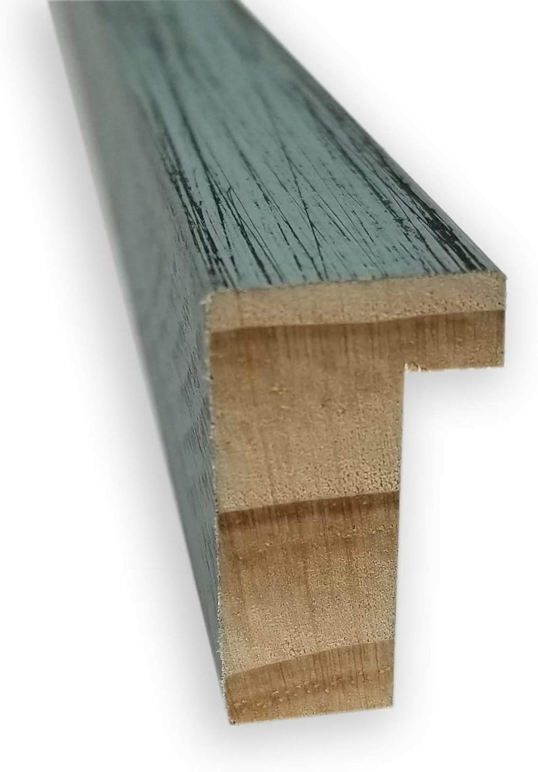 Amanti Art Natural Cork Board for Wall, 25x37 Vision Board with Blue Wood Frame, Large Corkboard Office Decor for Home Organization, Rustic Farmhouse Corkboard Pinboard to display items for home