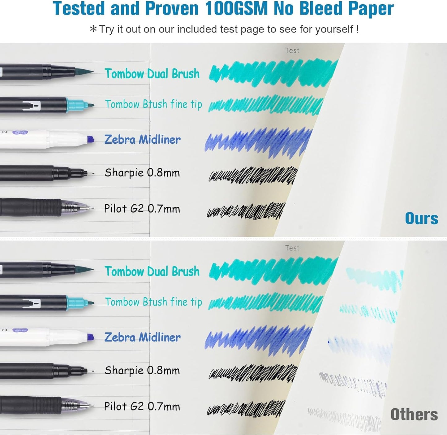 College Ruled Notebook, Large A4 Hardcover Leather Journal, 312 Numbered Pages Writing Journal, 100gsm No Bleed Paper, Lined Journal Notebook for Women Men School Office, 8.5''×11'', Blue