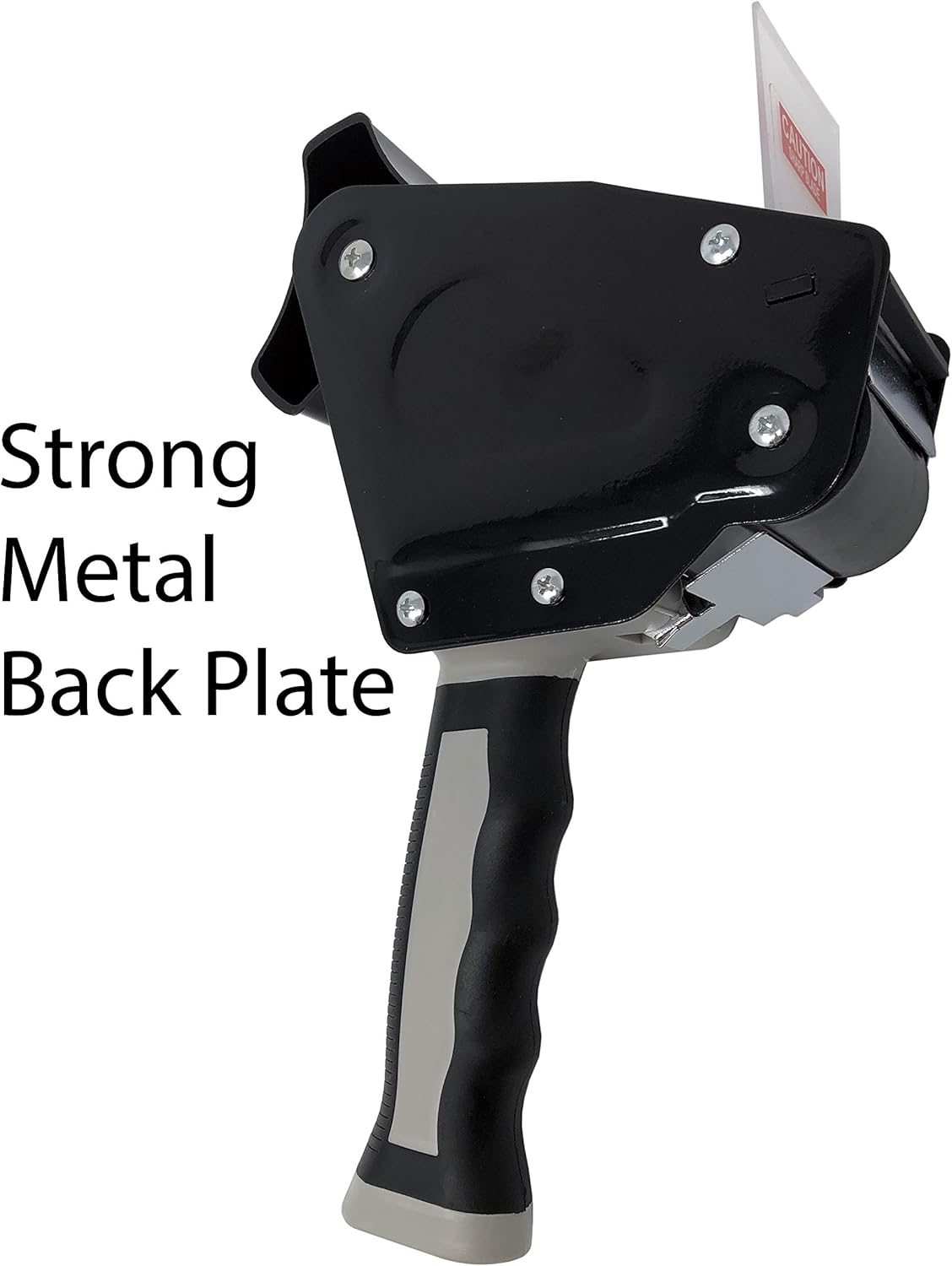 Clipco Tape Dispenser Gun with Packing Tape Included and Rubberized Handle (Pack of 3) (Black-Gray)