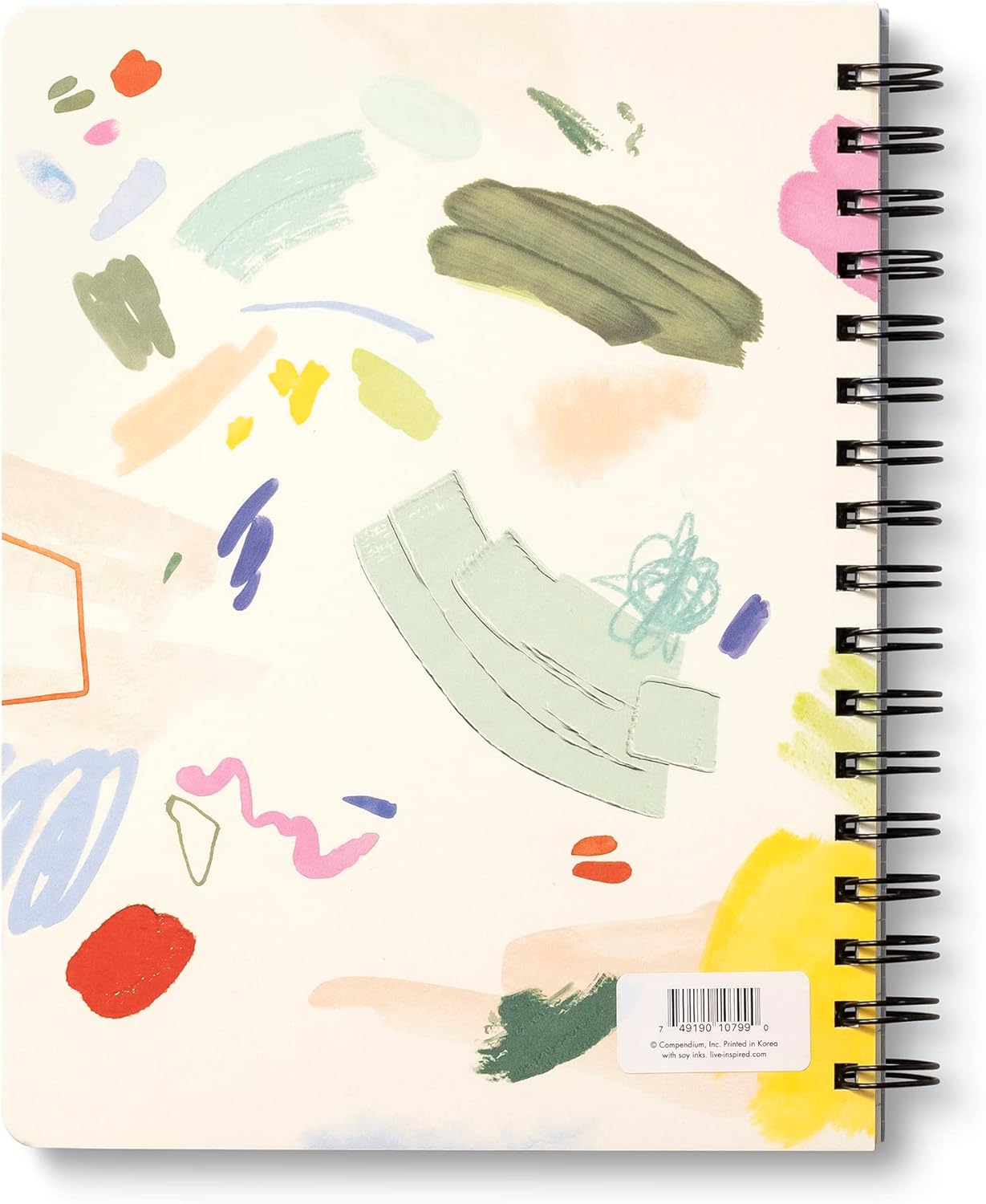 Compendium Spiral Notebook - Something Good Is Going to Happen Today. — A Designer Spiral Notebook with 192 Lined Pages, College Ruled, 7.5”W x 9.25”H
