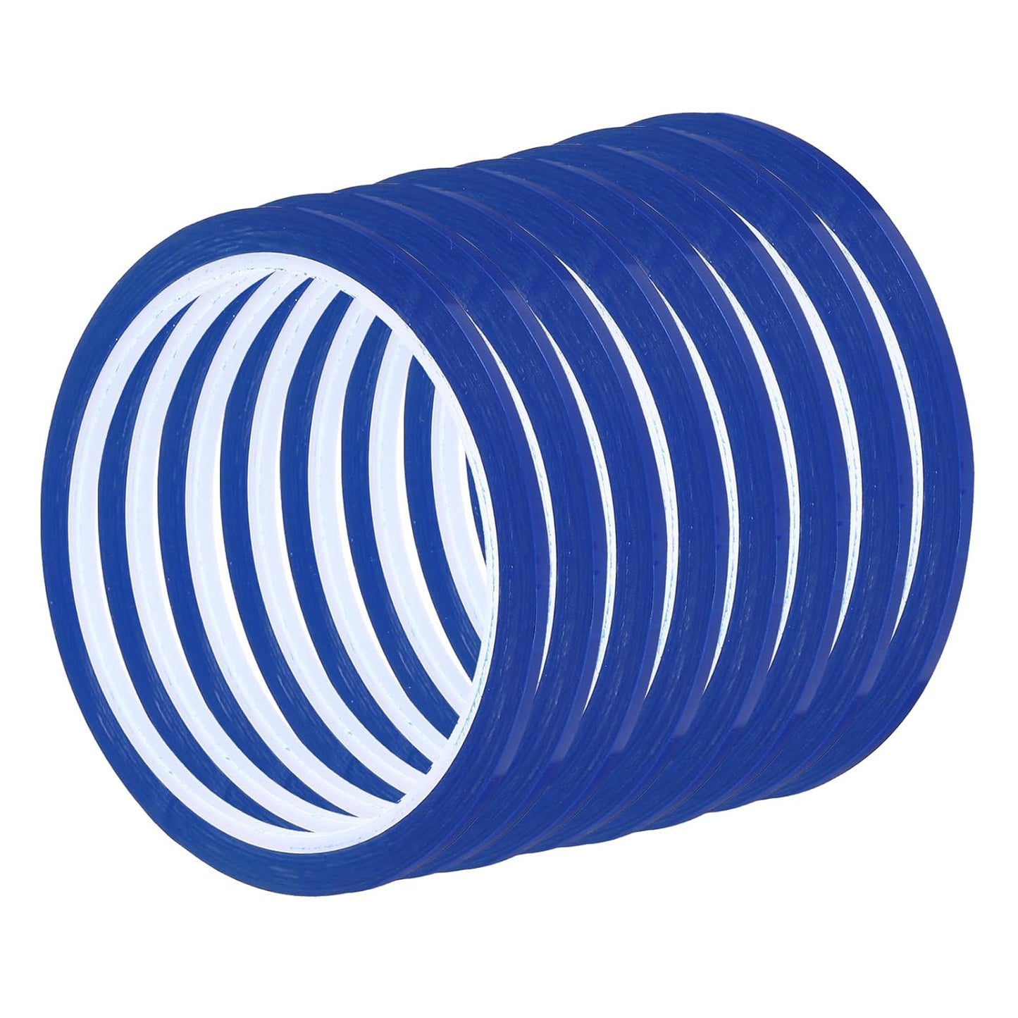 uxcell 10pcs 1/8" x 36 Yard Graphic Tape Whiteboard Grid Marking Tape Pinstripe Chart Line, Blue