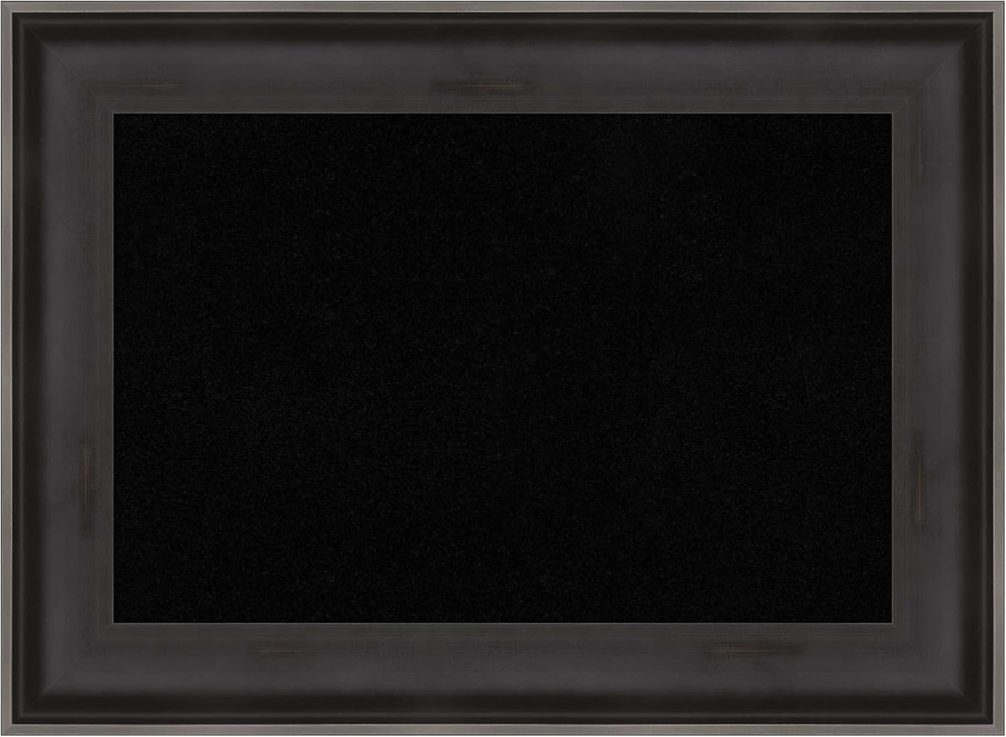 Amanti Art Black Cork Board for Wall, 16x22 Vision Board with Black Wood Frame, Small Corkboard Office Decor for Home Organization, Casual Corkboard Pinboard to Display Items for Home Organization in