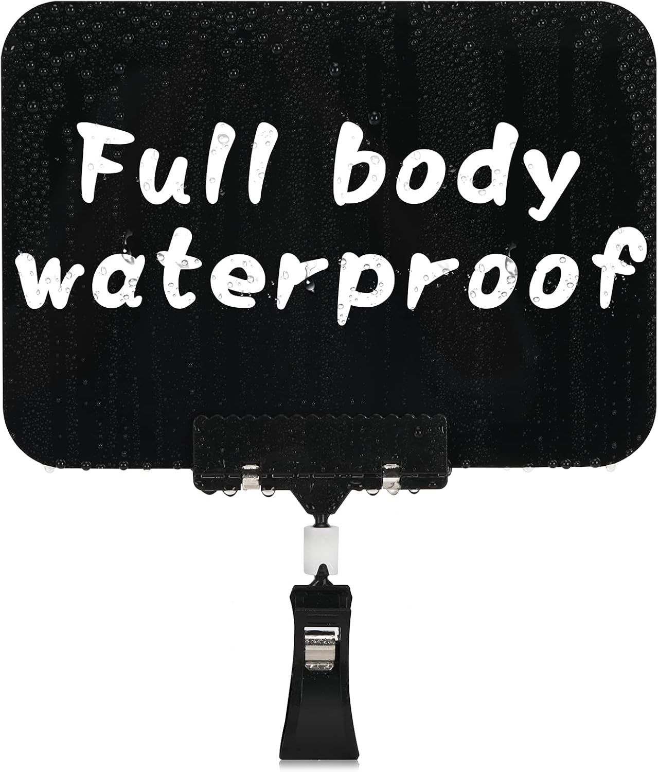 Mlici Clip on Sign Holder Chalkboard Clips, 8 Pack 8.2 x 5.8 Inch Sign Holder Clip for Retail Store Signs Displays, Black Plastic Sale Signs for Food Label Display Rotating Signs Table Clip