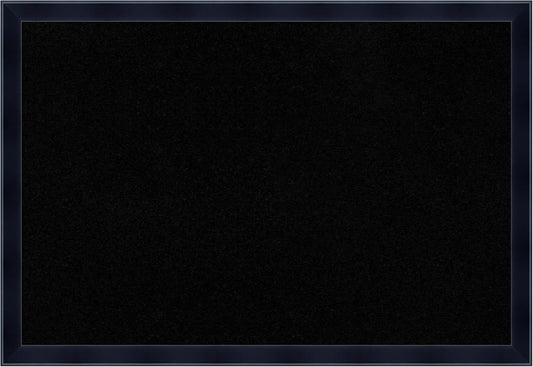 Amanti Art Black Cork Board for Wall, 26x38 Vision Board with Black Wood Frame, Large Corkboard Office Decor for Home Organization, Modern Corkboard Pinboard to Display Items for Home Organization in