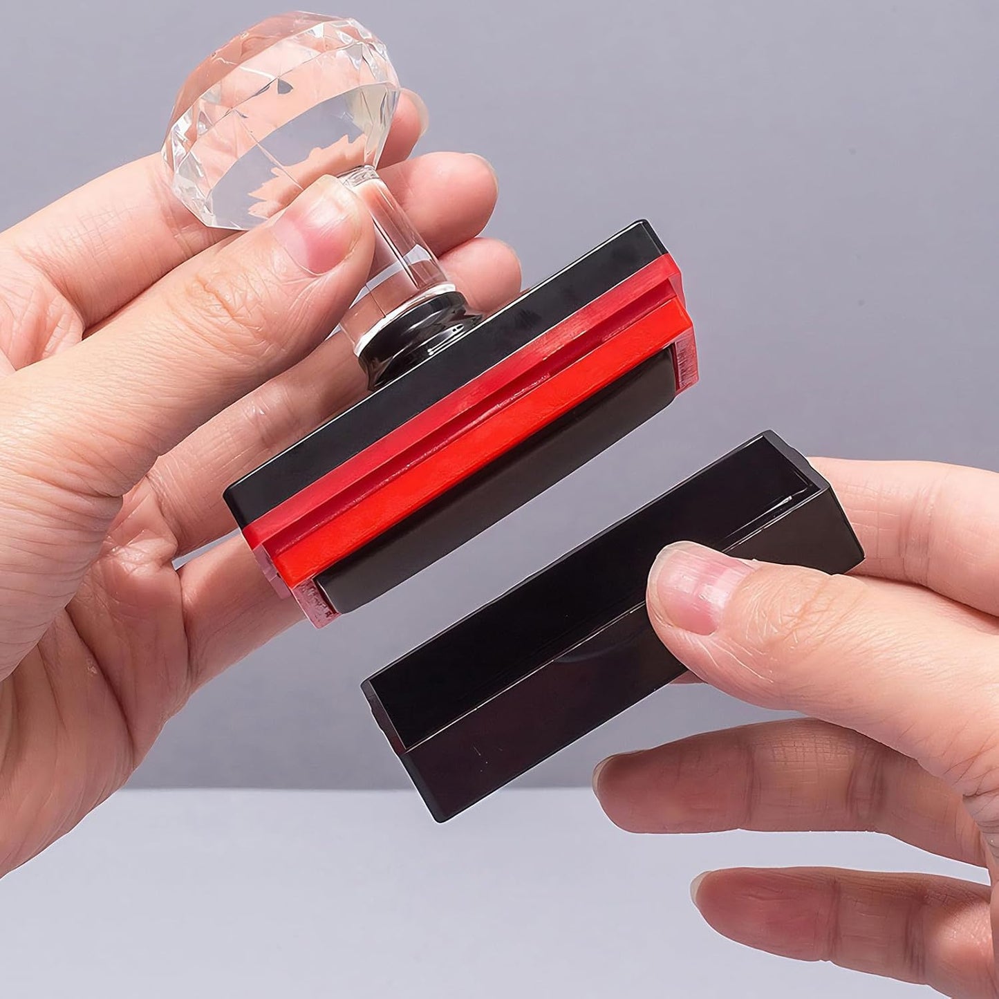 Signature Stamp Self-Inking Name Stamps Personalized with Clear, Consistent Impressions Multiple Font Choices