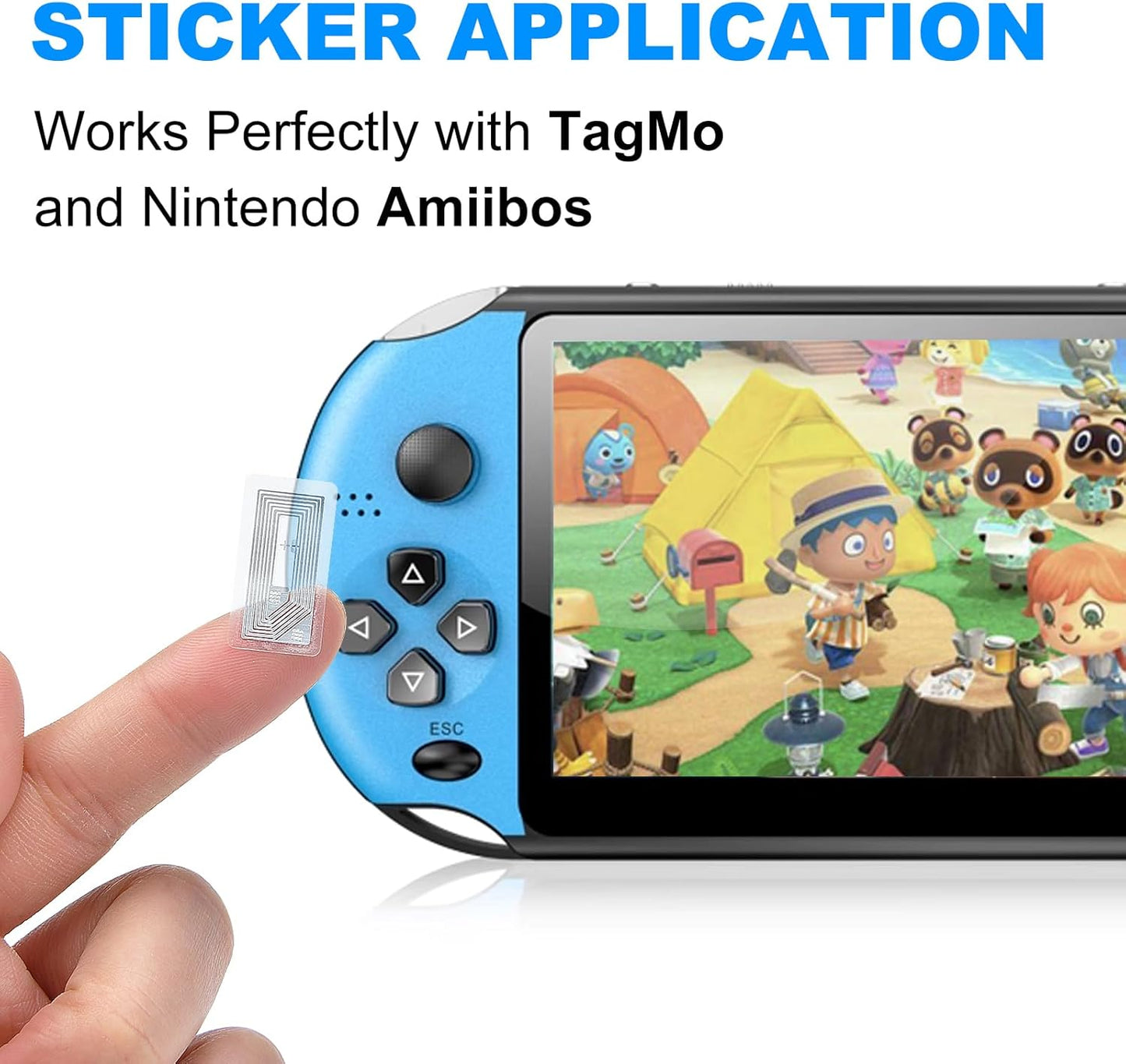 30 PCS NFC Tags Stickers - NTAG213 Chip, Blank, Adhesive Labels, RFID Tags, Rewritable, 137 Bytes Memory, Compatible with All NFC-Enabled Smartphones and Devices