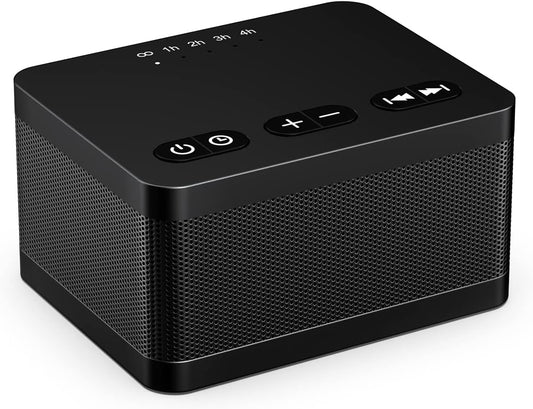 Sound Machine White Noise Machine with 30 Soothing Sounds 36 Levels Volume 5 Timers and Memory Function Effectively Blocks Noise Ideal Sleep Machine for Baby Kids Adults… (Black)