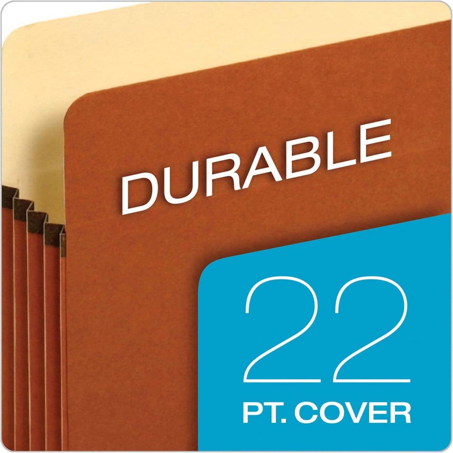 Pendaflex Color Reinforced File Jacket, 2-Inch Expanding Jacket, Letter Size, Assorted Colors, 8 Pack (12003EE) & Expanding File Pockets, Letter Size, 5.25" Expansion