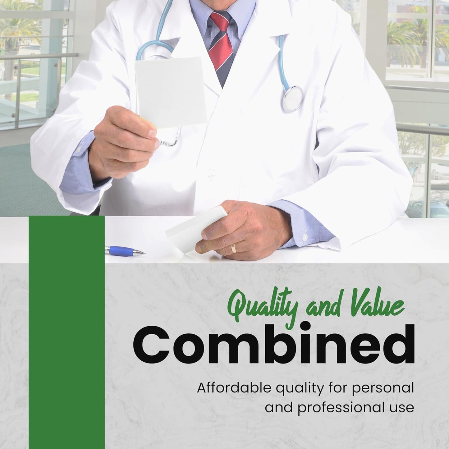 10 Pack Note Pads 3x5 | 100 Sheets Per Memo Pad | Server Note Pads | Scratch Pads for Writing | White Blank Notepads in Bulk | Small Notepad | Paper Pads for To Do Grocery List