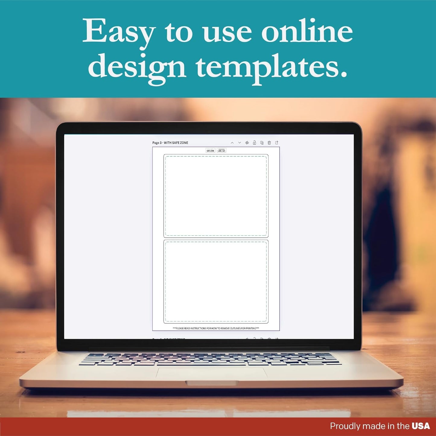 Premium Label Supply White Sticker Shipping Labels – 7" x 5" – Laser/Inkjet Compatible – (2 per Sheet), 500 Sheets – 1000 Total Adhesive Labels