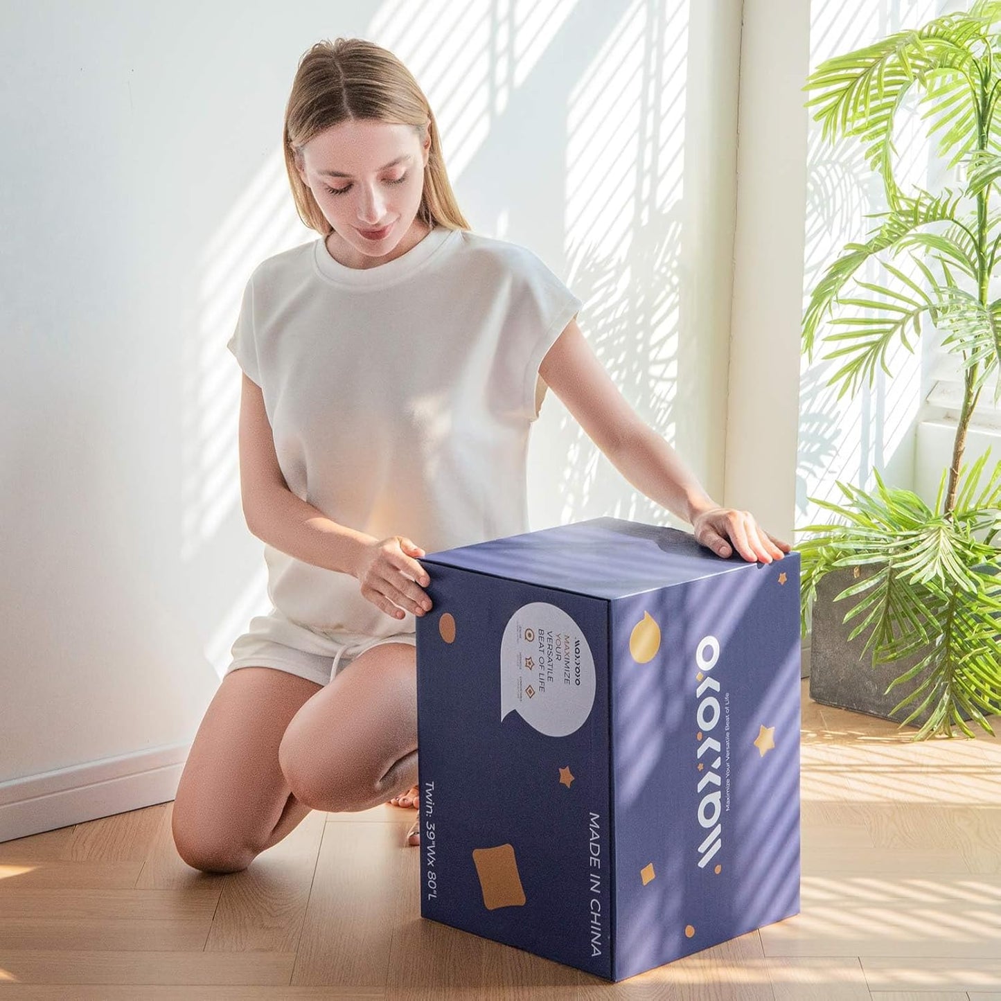 MAXYOYO Japanese Floor Mattress Futon Mattress, 4" Thicken Tatami Mat Sleeping Pad Foldable Roll Up Mat Boys Girls Dormitory Pad Kids Floor Lounger Pillow Bed, Charcoal Grey, Queen Size