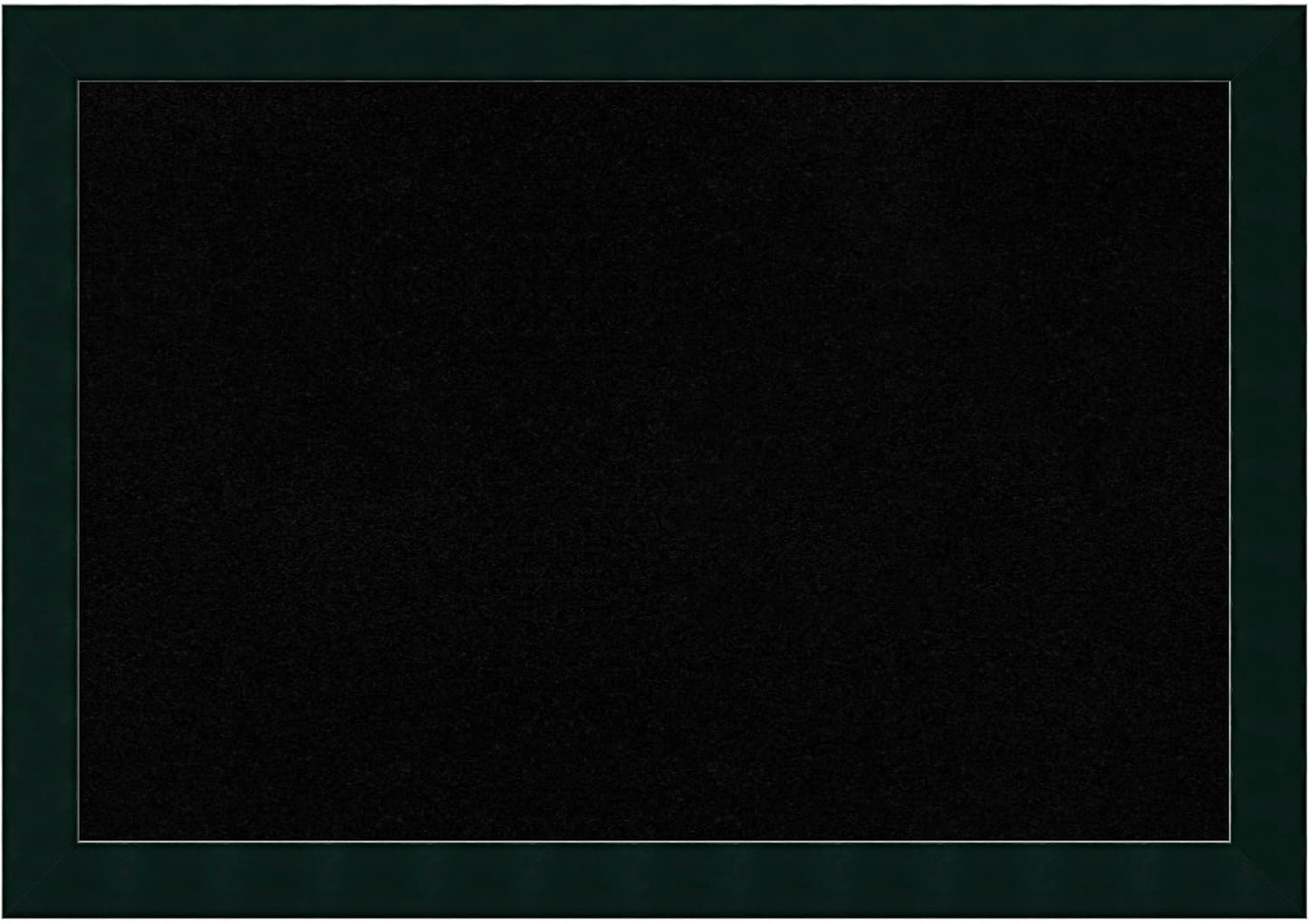 Amanti Art Black Cork Board for Wall, 28x40 Vision Board with Black Wood Frame, Large Corkboard Office Decor for Home Organization, Modern Corkboard Pinboard to Display Items for Home Organization in