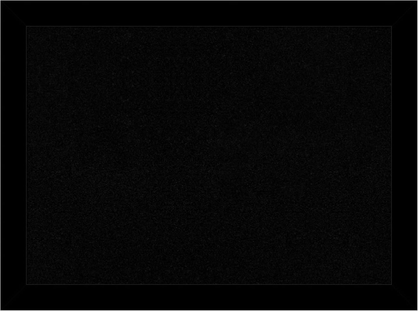 Amanti Art Black Cork Board for Wall, 23x31 Vision Board with Black Wood Frame, Medium Corkboard Office Decor for Home Organization, Modern Corkboard Pinboard to Display Items for Home Organization