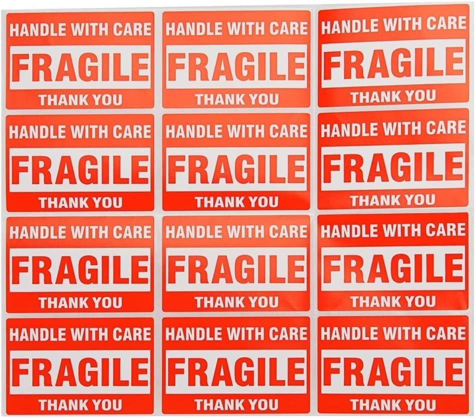 MFLABEL Half Sheet Shipping Labels 2-UP (100 Labels, 8.5"x5.5") - Round Corner Laser/Inkjet Labels for FedEx, UPS, Amazon FBA Strong Adhesion Corrugated Box Labels