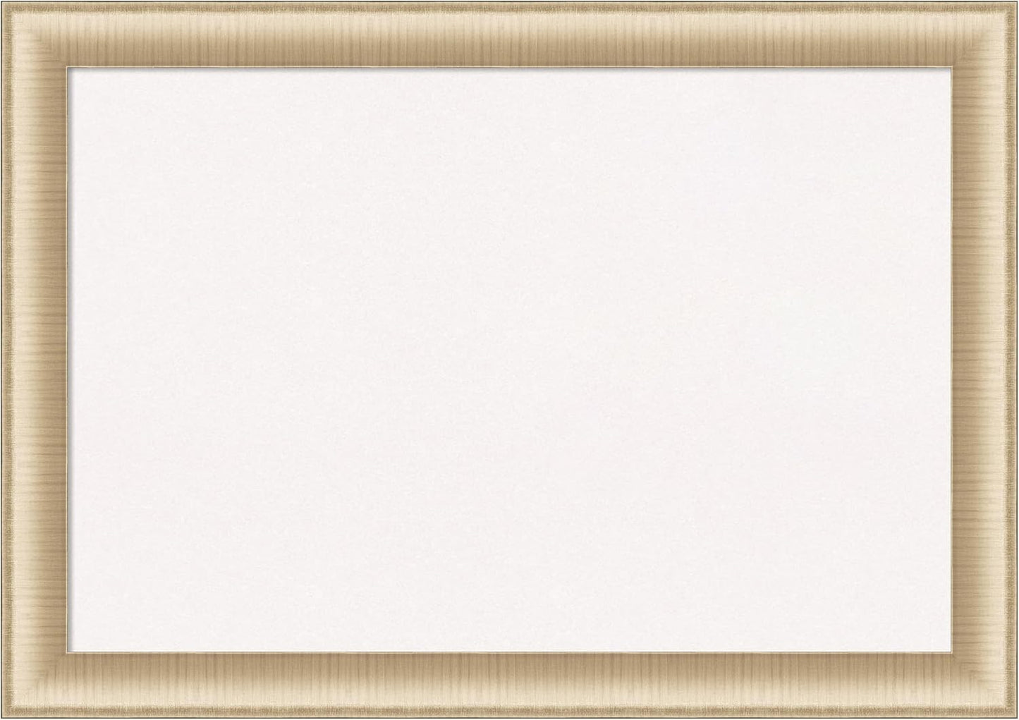 Amanti Art White Cork Board for Wall, 29x41 Vision Board with Gold Frame, Large Corkboard Office Decor for Home Organization, Casual Corkboard Pinboard to display items for home organization