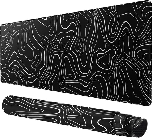 Large Mouse Pad for Desk - Gaming Mouse Pad with Stitched Edges, Anti-Slip Base, Desk Pad for Keyboard and Mouse