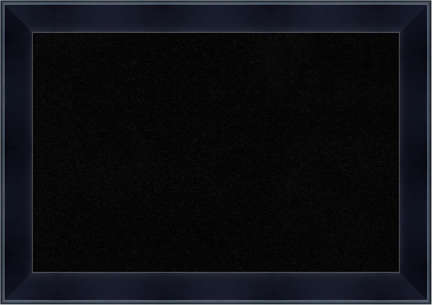 Amanti Art Black Cork Board for Wall, 14x20 Vision Board with Black Wood Frame, Small Corkboard Office Decor for Home Organization, Modern Corkboard Pinboard to Display Items for Home Organization in