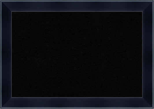 Amanti Art Black Cork Board for Wall, 14x20 Vision Board with Black Wood Frame, Small Corkboard Office Decor for Home Organization, Modern Corkboard Pinboard to Display Items for Home Organization in