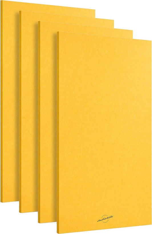 Acoustic Panels, 4 Pack ROOM KIT, Large, 46" x 23", Yellow