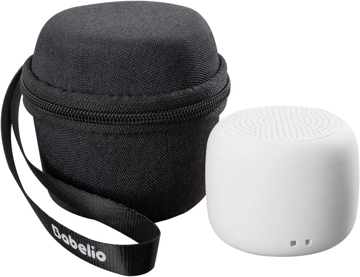 Babelio Portable Travel Case for Babelio Pocket Mini White Noise Machine, Double Stitch Zipper - Perfect for Traveling (CASE ONLY - Textile Black)