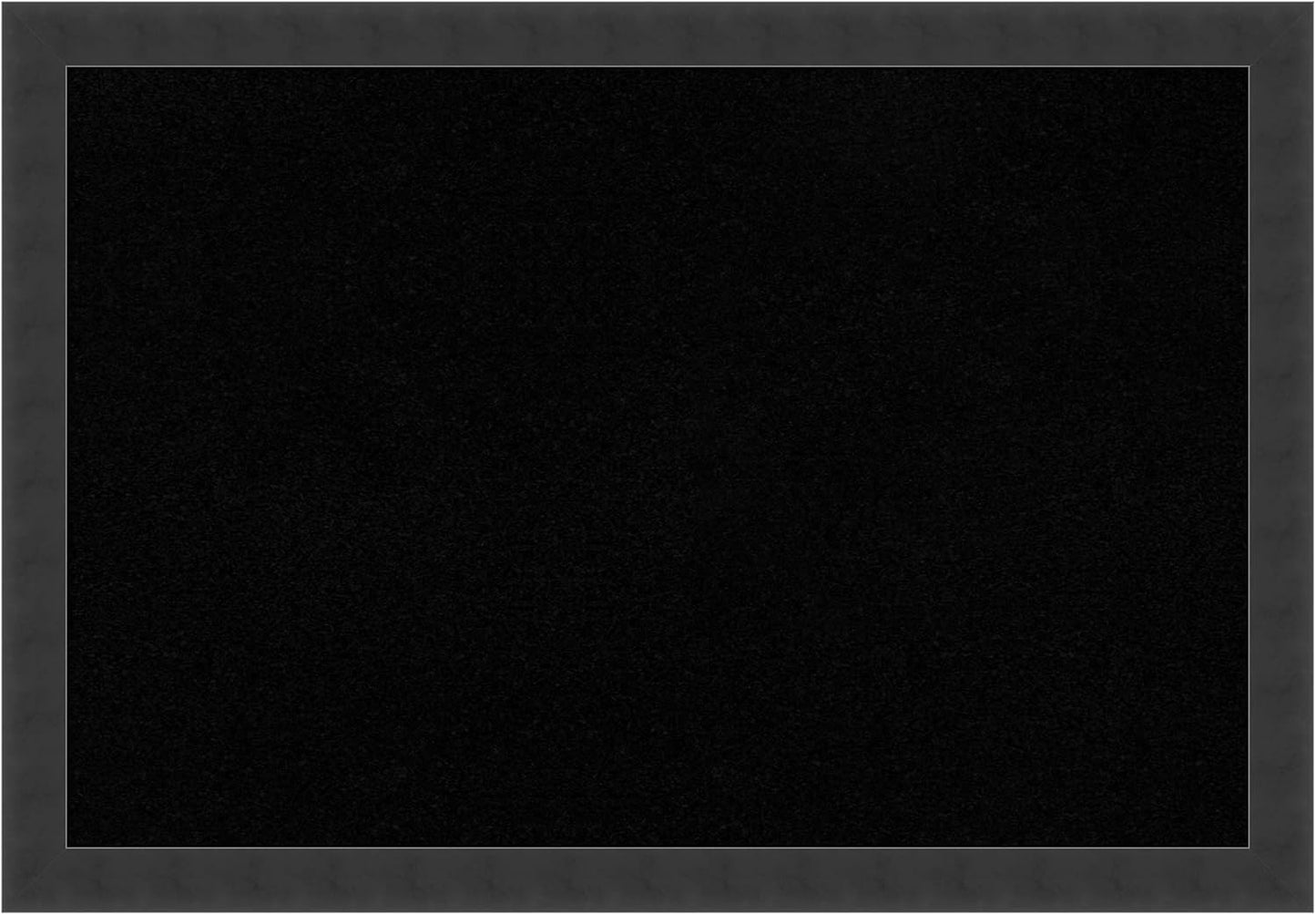 Amanti Art Black Cork Board for Wall, 18x26 Vision Board with Black Wood Frame, Medium Corkboard Office Decor for Home Organization, Modern Contemporary Corkboard Pinboard to display items for home