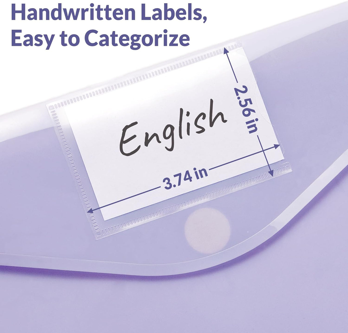 SUNEE 6 Pack Plastic Envelopes, Folders for Document for A4 Letter Size, Poly File Folders with Label Pockets for School Home Office Organizer Work Supplies, 6 Colors