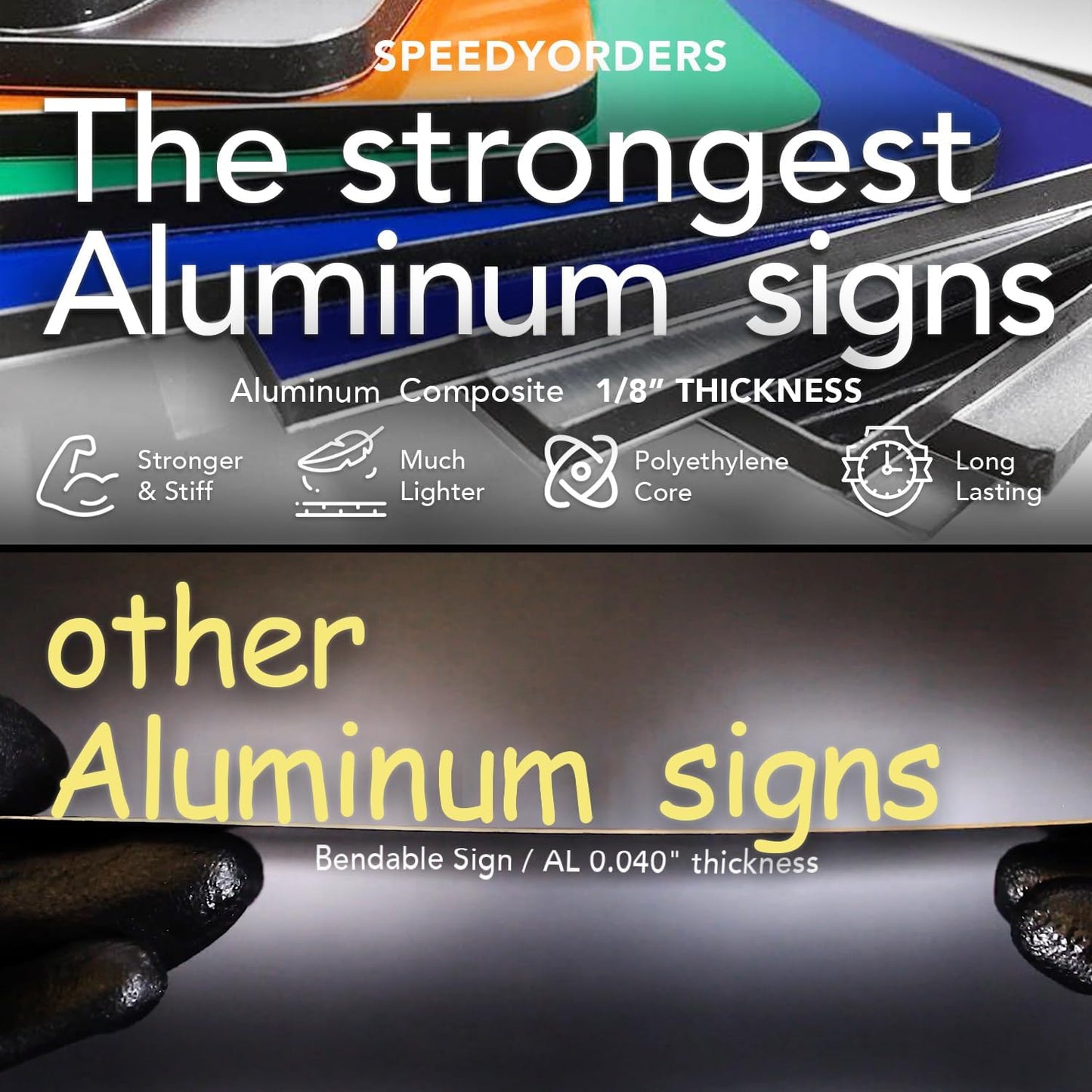 Custom Outdoor Metal Signs, Personalized Aluminum Signs, Customized Safety Signs, Metal Business Signs, Waterproof Outdoor Business Signs, White Aluminum (Picture, 42x28 In)