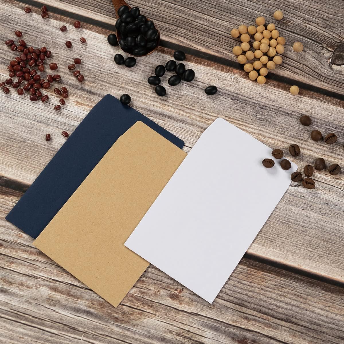 100 Pack Seed Envelopes Self-Adhesive Small Coin Envelopes Seed Storage Packets for Garden, Office or Wedding Gift (Kraft Brown, 3 1/4 ×4 1/2 inches)