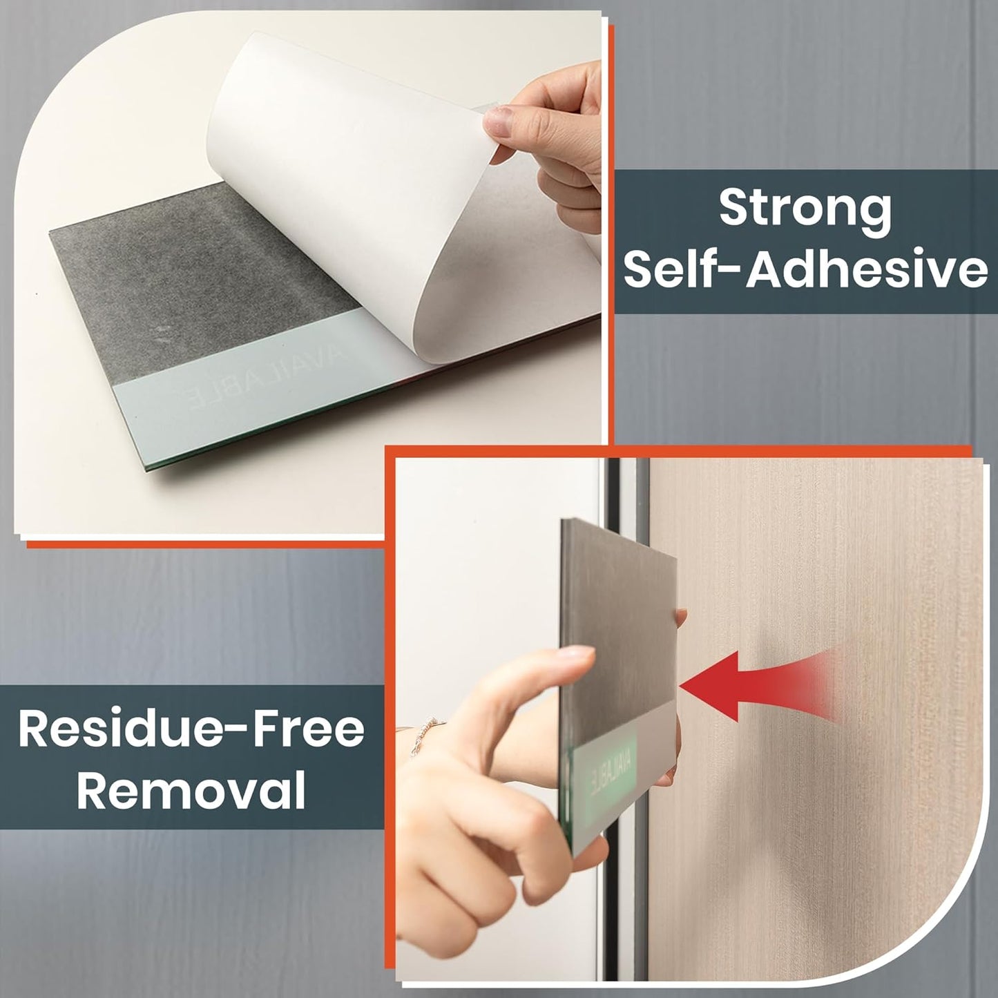 Wellness Room Sign - Do Not Disturb, Door Signs for Office Business, In Use/Available Slider Indicator Tell Whether Room is Vacant Occupied