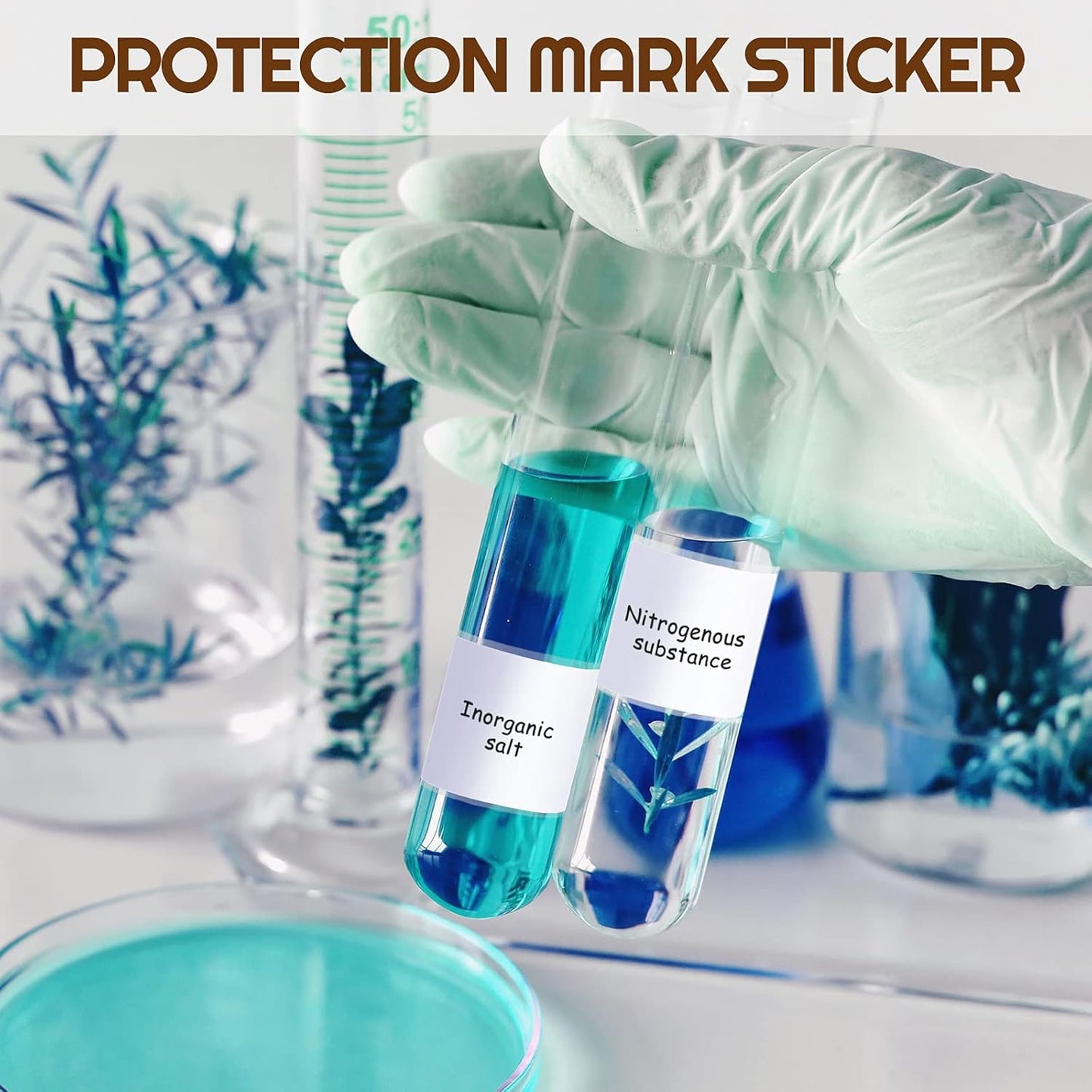 Zonon 500 Pcs Clear Labels Label Protector Clear Stickers Wafer Seals Waterproof Labels for Protecting Barcodes, Numbers and Stickers (4.05 x 2.04 Inch,Rectangle)