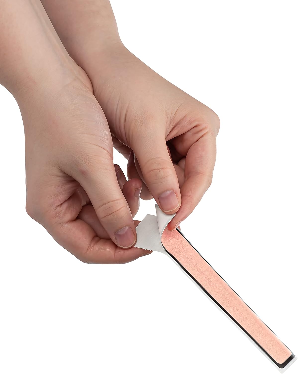 Carstens Adhesive Sticker Labels, 5 3/8” x 1”, Binder Labels for 1” Ring Binder Spines, Pink, Roll of 200