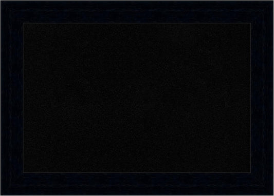 Amanti Art Black Cork Board for Wall, 20x28 Vision Board with Black Wood Frame, Medium Corkboard Office Decor for Home Organization, Modern Corkboard Pinboard to Display Items for Home Organization