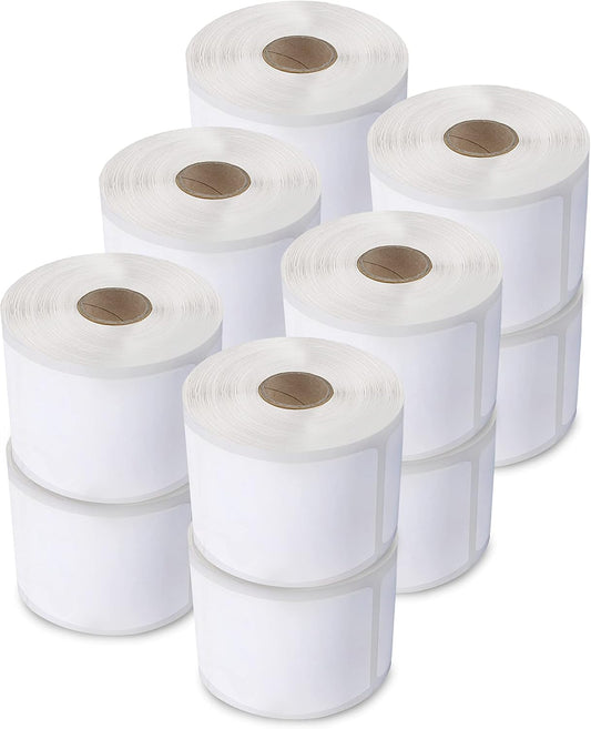 enKo (12 Rolls / 12000 Labels) 30334 Dymo Compatible Multipurpose Barcode (1-1/4" x 2-1/4")